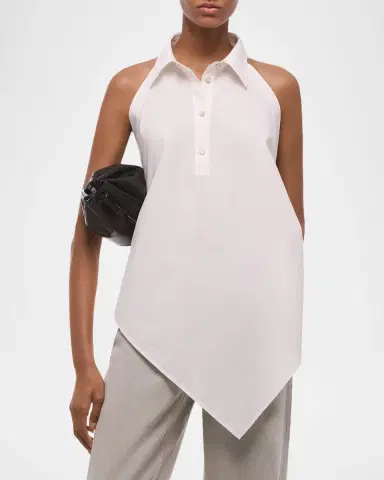 Helmut Lang Collar Scarf Top | Thumbnail 6