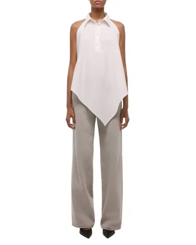 Helmut Lang Collar Scarf Top | Thumbnail 1