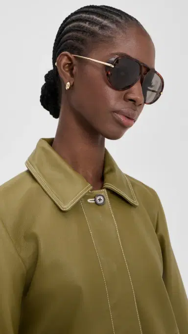 Bottega Veneta Drop Sunglasses | Thumbnail 3