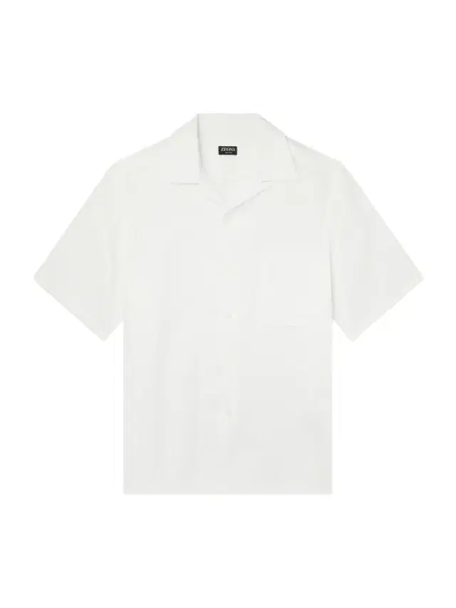 Convertible-Collar Linen Shirt - Men