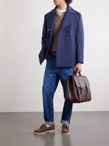 Brunello Cucinelli Leather Briefcase - Men | Thumbnail 3 Brunello Cucinelli Leather Briefcase - Men | Thumbnail 3