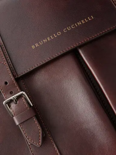 Brunello Cucinelli Leather Briefcase - Men | Thumbnail 5 Brunello Cucinelli Leather Briefcase - Men | Thumbnail 5