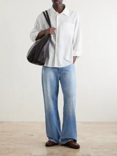 Frame Lyocell, Linen and Cotton-Blend Shirt - Men | Thumbnail 2 Frame Lyocell, Linen and Cotton-Blend Shirt - Men | Thumbnail 2