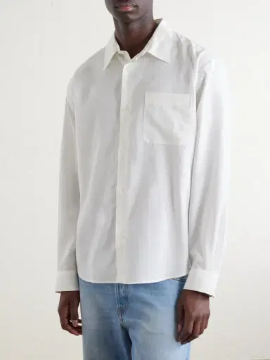 Frame Lyocell, Linen and Cotton-Blend Shirt - Men | Thumbnail 3 Frame Lyocell, Linen and Cotton-Blend Shirt - Men | Thumbnail 3