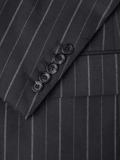 Tom Ford Atticus Slim-Fit Double-Breasted Striped Wool-Twill Suit Jacket - Men | Thumbnail 5