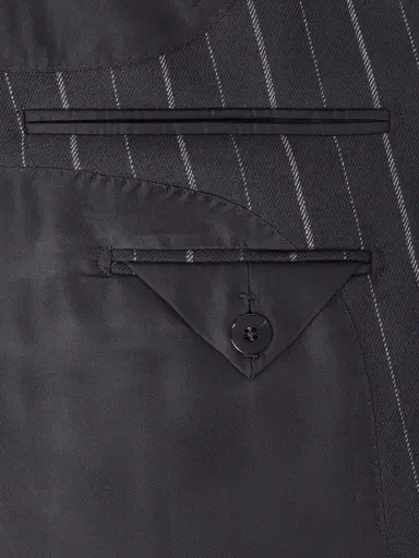 Tom Ford Atticus Slim-Fit Double-Breasted Striped Wool-Twill Suit Jacket - Men | Thumbnail 6