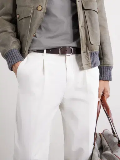 Brunello Cucinelli 3cm Leather Belt - Men | Thumbnail 2 Brunello Cucinelli 3cm Leather Belt - Men | Thumbnail 2