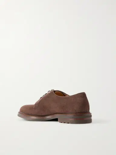 Brunello Cucinelli Suede Derby Shoes - Men | Thumbnail 4