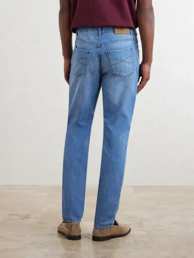 Brunello Cucinelli Traditional Slim-Fit Jeans - Men | Thumbnail 4 Brunello Cucinelli Traditional Slim-Fit Jeans - Men | Thumbnail 4