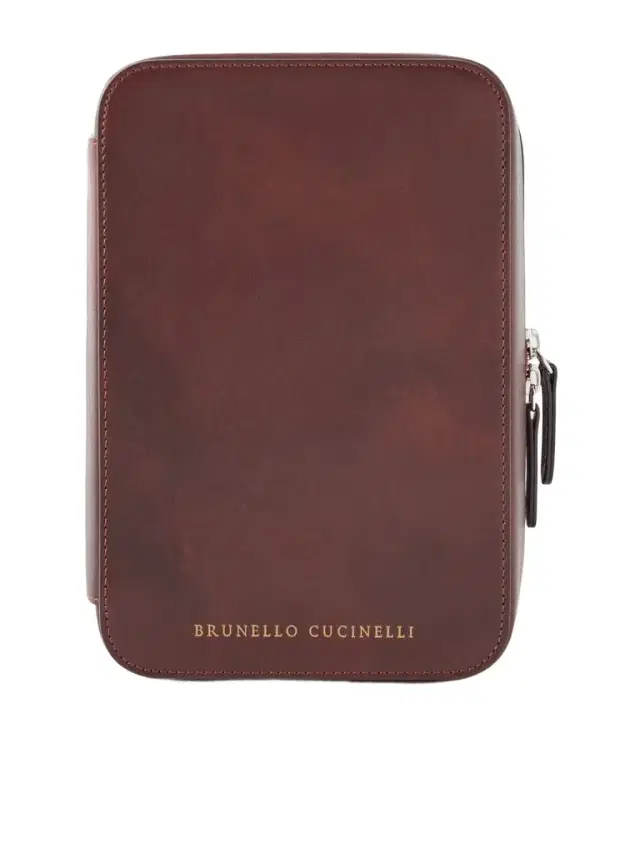 Brunello Cucinelli Leather Sunglasses Case - Men