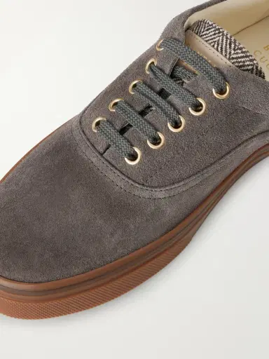Brunello Cucinelli Suede Sneakers - Men | Thumbnail 5 Brunello Cucinelli Suede Sneakers - Men | Thumbnail 5