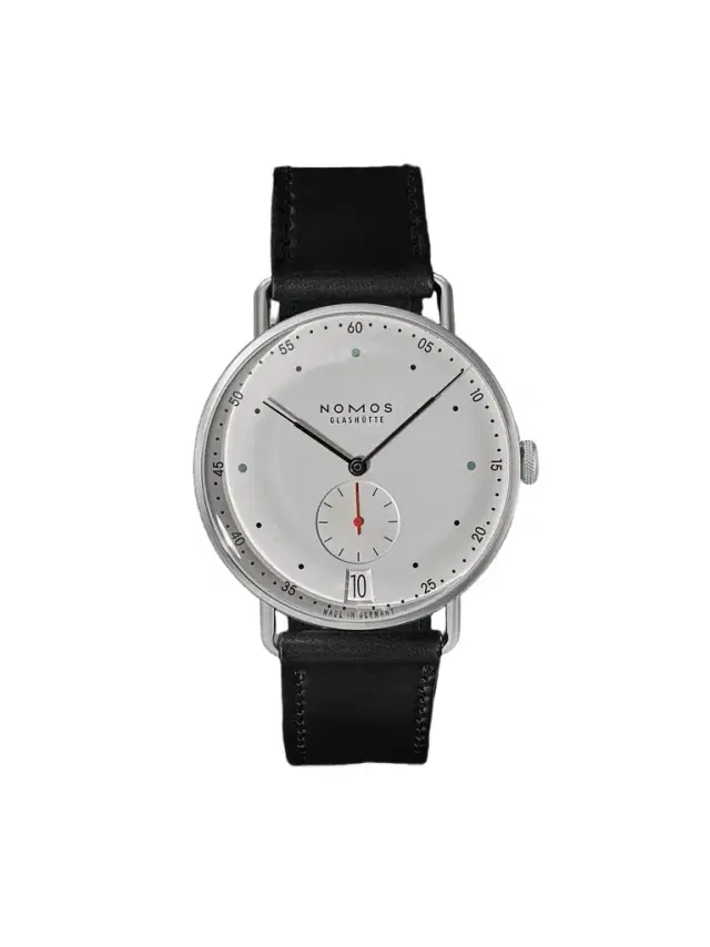 NOMOS Glashütte Metro 38 Date Hand-Wound Stainless Steel Watch, Ref.1102 - Men