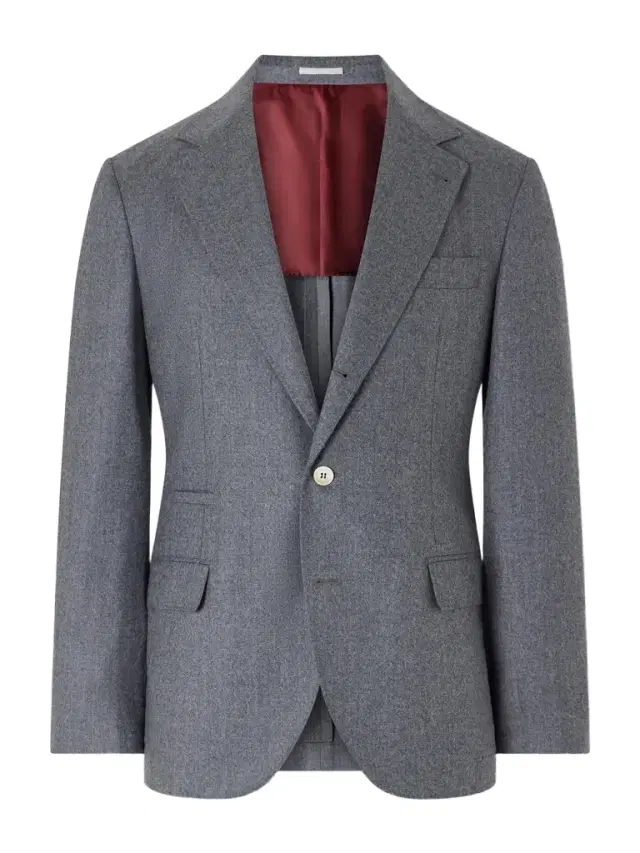 Brunello Cucinelli Virgin Wool Suit Jacket - Men