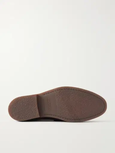 Brunello Cucinelli Flex Suede Penny Loafers - Men | Thumbnail 3