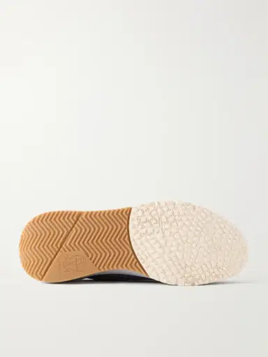 Brunello Cucinelli Leather-Trimmed Stretch-Knit Sneakers - Men | Thumbnail 3 Brunello Cucinelli Leather-Trimmed Stretch-Knit Sneakers - Men | Thumbnail 3