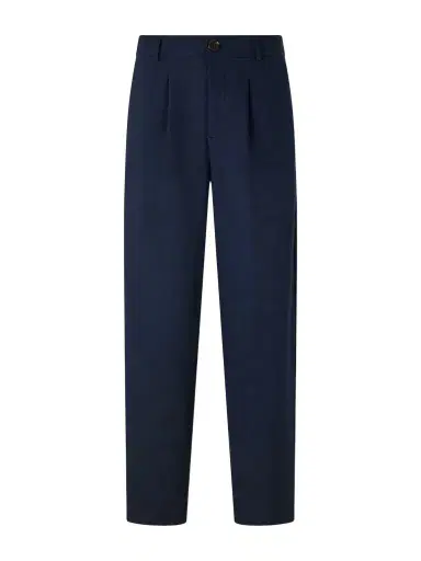 Oliver Spencer Oxford Straight-Leg Striped Linen Drawstring Trousers - Men | Thumbnail 1 Oliver Spencer Oxford Straight-Leg Striped Linen Drawstring Trousers - Men | Thumbnail 1