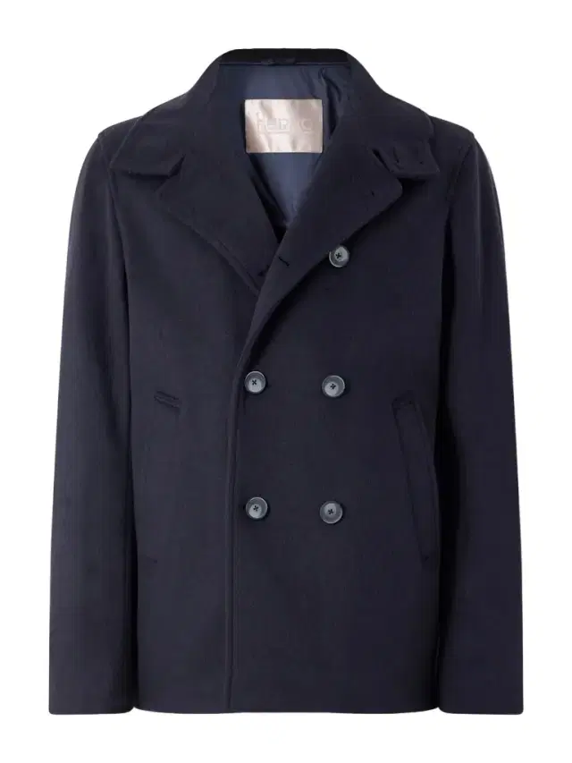 HERNO Double-Breasted Woven Coat - Men