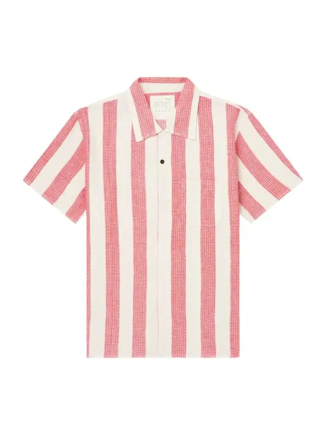 Kardo Camp-Collar Striped Cotton Shirt - Men
