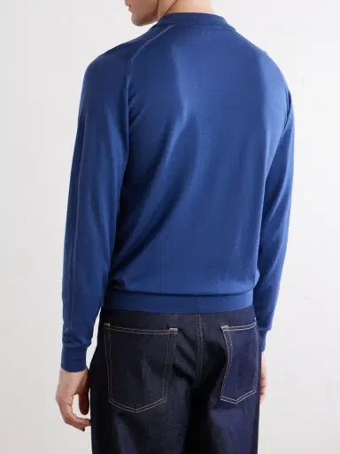 John Smedley Caverhill Knitted Merino Wool Polo Shirt - Men | Thumbnail 4 John Smedley Caverhill Knitted Merino Wool Polo Shirt - Men | Thumbnail 4