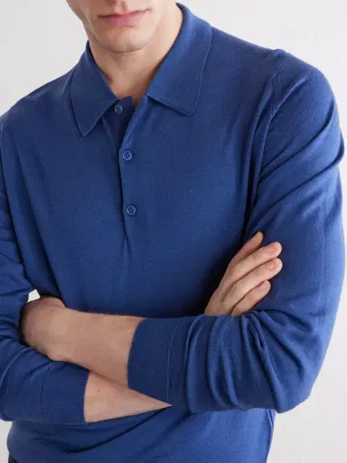 John Smedley Caverhill Knitted Merino Wool Polo Shirt - Men | Thumbnail 5 John Smedley Caverhill Knitted Merino Wool Polo Shirt - Men | Thumbnail 5