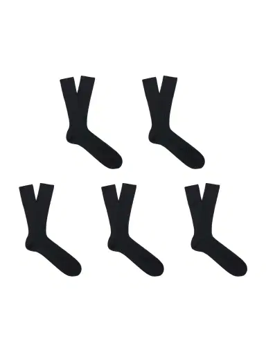 FALKE Set of Five Merino Wool-Blend Socks - Men | Thumbnail 1