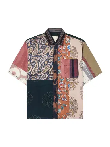 Kardo Yuto Patchwork Cotton Shirt - Men | Thumbnail 1 Kardo Yuto Patchwork Cotton Shirt - Men | Thumbnail 1