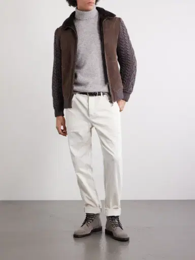 Brunello Cucinelli Alpaca-Blend Rollneck Sweater - Men | Thumbnail 2