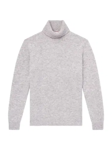 Brunello Cucinelli Alpaca-Blend Rollneck Sweater - Men | Thumbnail 1