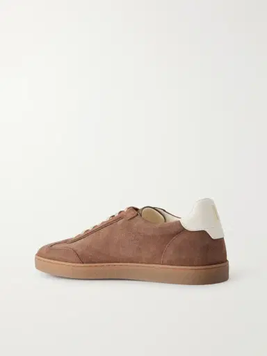 Brunello Cucinelli Coda di Rondine Suede Sneakers - Men | Thumbnail 4