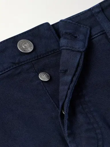 Brunello Cucinelli Slim-Fit Straight-Leg Logo-Embroidered Jeans - Men | Thumbnail 6