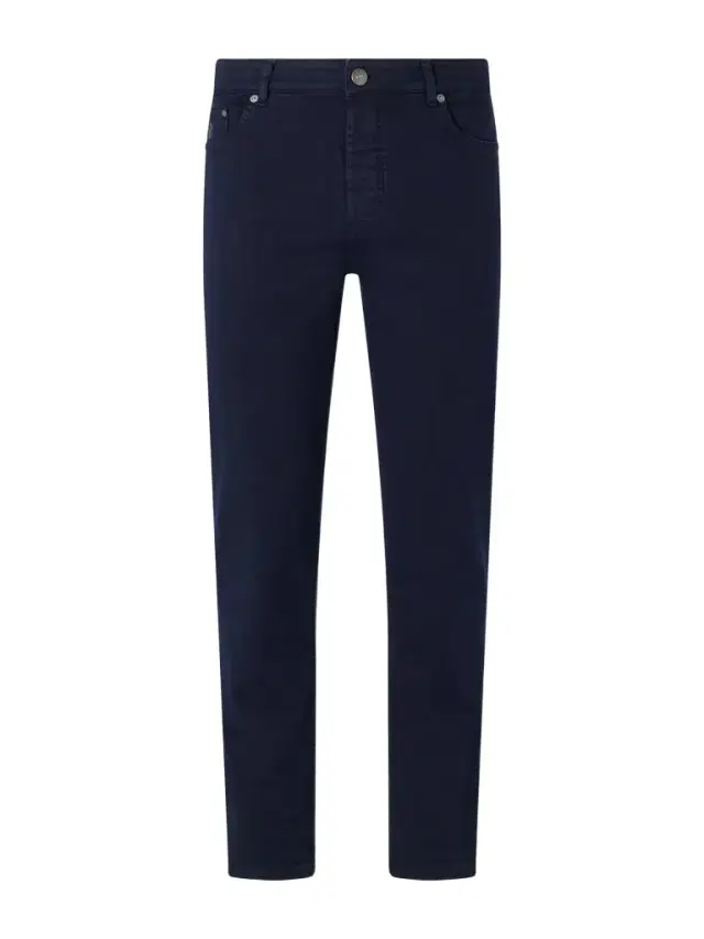 Slim-Fit Straight-Leg Logo-Embroidered Jeans - Men