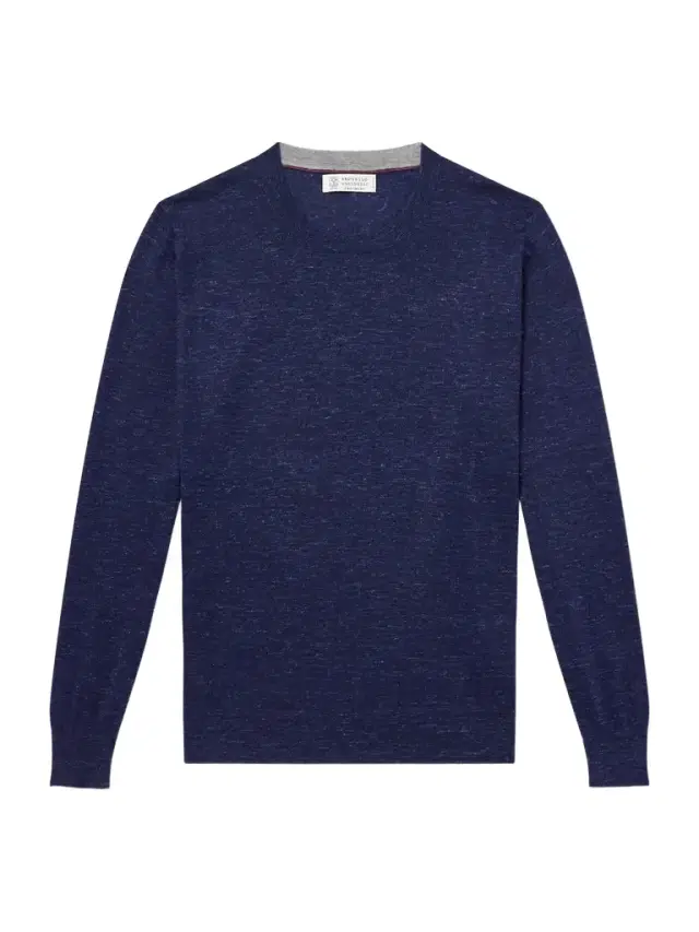 Brunello Cucinelli Cashmere, Silk and Linen-Blend Sweater - Men