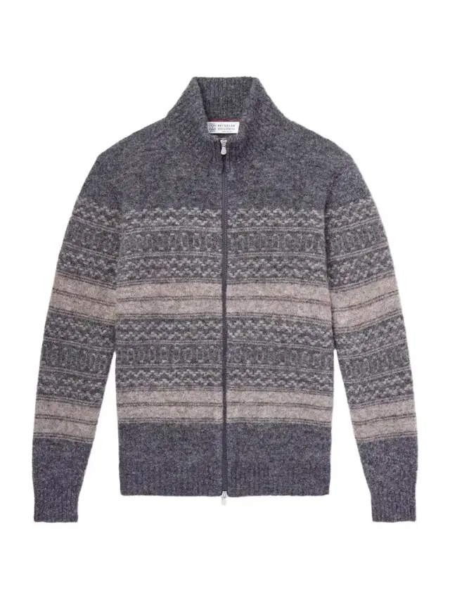 Brunello Cucinelli Alpaca-Blend Zip-Up Sweater - Men