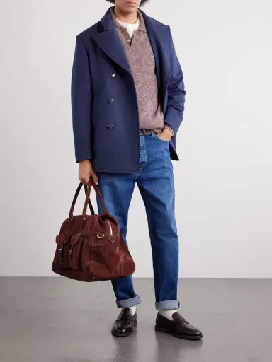 Brunello Cucinelli Suede Weekend Bag - Men | Thumbnail 2 Brunello Cucinelli Suede Weekend Bag - Men | Thumbnail 2