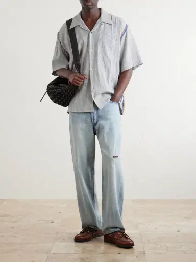 Kardo Rohit Convertible-Collar Cotton Shirt - Men | Thumbnail 2