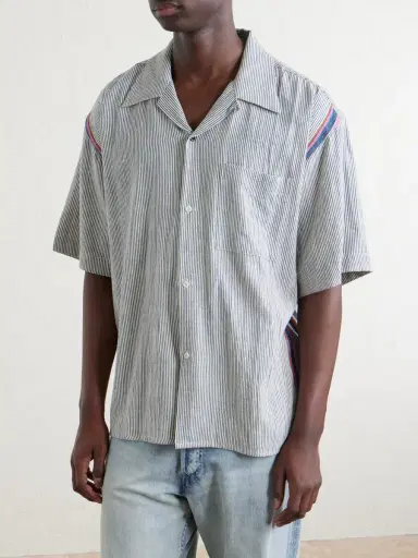 Kardo Rohit Convertible-Collar Cotton Shirt - Men | Thumbnail 3