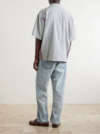 Kardo Rohit Convertible-Collar Cotton Shirt - Men | Thumbnail 4