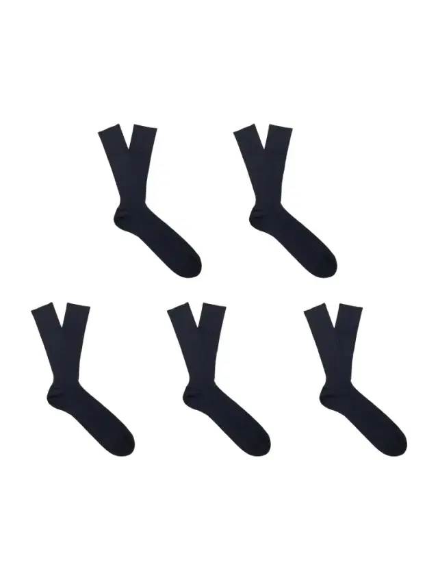 Set of Five Wool-Blend Socks - Men