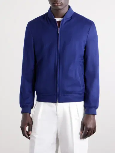 Brunello Cucinelli Cashmere Bomber Jacket - Men | Thumbnail 3
