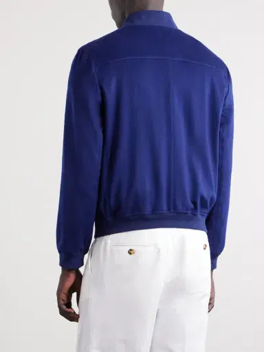 Brunello Cucinelli Cashmere Bomber Jacket - Men | Thumbnail 4