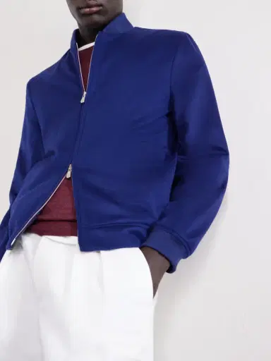 Brunello Cucinelli Cashmere Bomber Jacket - Men | Thumbnail 5