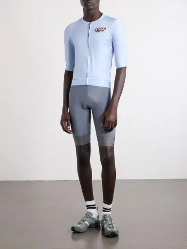 A Kind Of Guise Basso Giro Alpino Logo-Print Mesh Cycling Bib Shorts - Men | Thumbnail 2