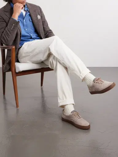 Brunello Cucinelli Suede Sneakers - Men | Thumbnail 2 Brunello Cucinelli Suede Sneakers - Men | Thumbnail 2