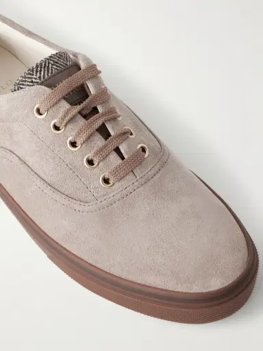 Brunello Cucinelli Suede Sneakers - Men | Thumbnail 5 Brunello Cucinelli Suede Sneakers - Men | Thumbnail 5