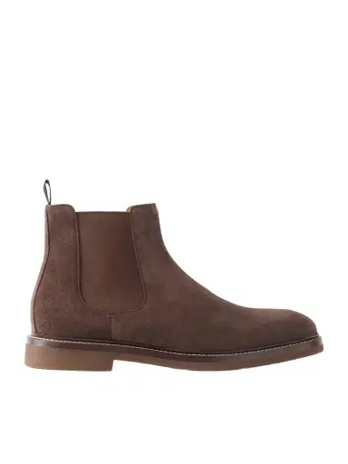 Brunello Cucinelli Suede Chelsea Boots - Men | Thumbnail 1