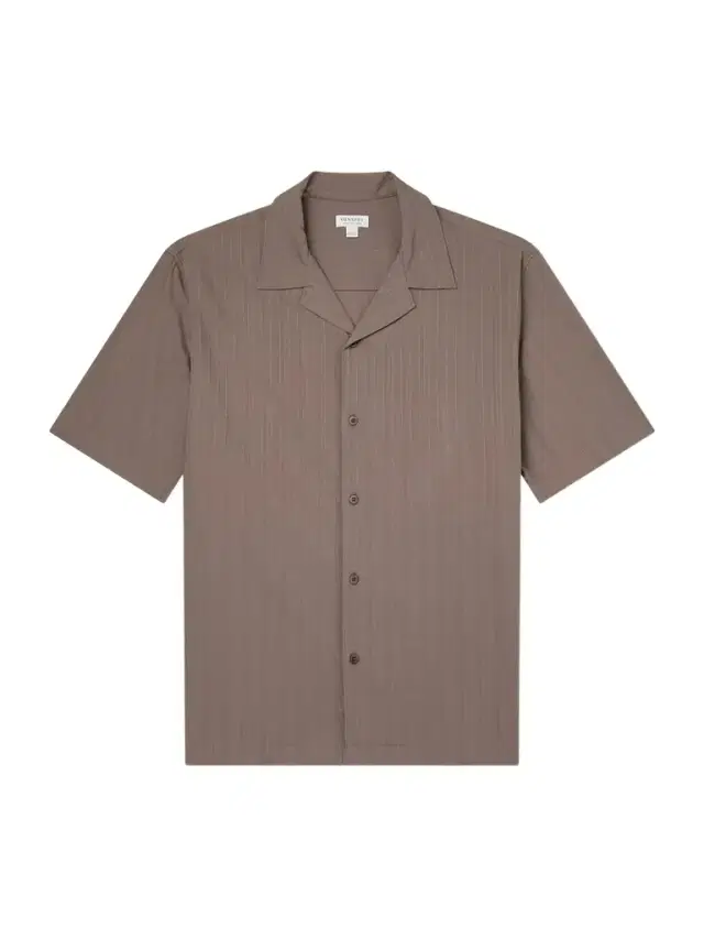 Sunspel Camp-Collar Textured-Cotton Shirt - Men