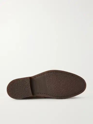 Brunello Cucinelli Flex Suede Penny Loafers - Men | Thumbnail 3