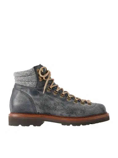 Brunello Cucinelli Leather Hiking Boots - Men | Thumbnail 1 Brunello Cucinelli Leather Hiking Boots - Men | Thumbnail 1