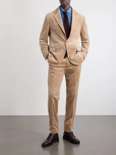 Brunello Cucinelli Cotton-Blend Corduroy Suit Jacket - Men | Thumbnail 4