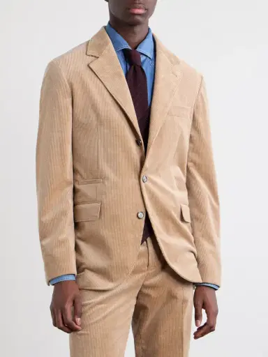 Brunello Cucinelli Cotton-Blend Corduroy Suit Jacket - Men | Thumbnail 5